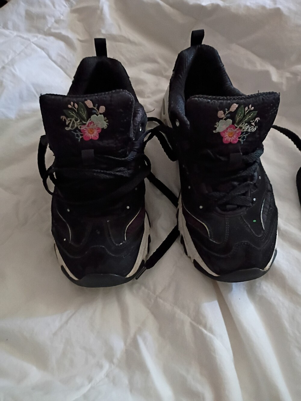 Embroidered Floral Sketchers